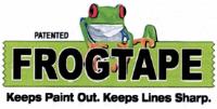 FROGTAPE KEEPS PAINT OUT. KEEPS LINES SHARP.