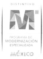 DISTINTIVO M II PROGRAMA DE MODERNIZACION ESPECIALIZADA MÉXICO