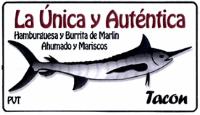LA UNICA Y AUTENTICA HAMBURGUESA Y BURRITA DE MARLIN AHUMADO Y MARISCOS PVT TACON