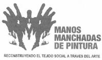 MANOS MANCHADAS DE PINTURA RECONSTRUYENDO EL TEJIDO SOCIAL A TRAVES DEL ARTE