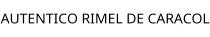 AUTENTICO RIMEL DE CARACOL