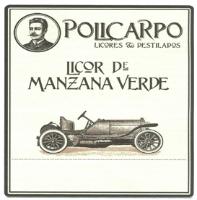POLICARPO-LICOR DE MANZANA VERDE