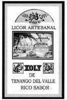 LICOR ARTESANAL XOLY DE TENANGO DEL VALLE RICO SABOR