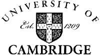 UNIVERSITY OF CAMBRIDGE EST. 1209
