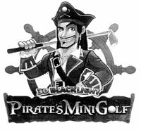 3D BLACKLIGHT PIRATES MINIGOLF