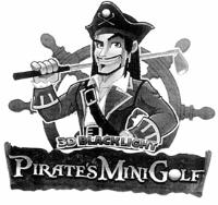 3D BLACKLIGHT PIRATES MINIGOLF