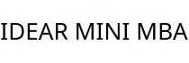 IDEAR MINI MBA