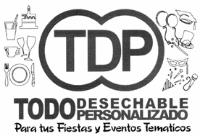 TDP TODO DESECHABLE PERSONALIZADO