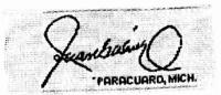 JUAN GABRIEL PARACUARO MICH