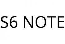 S6 NOTE