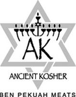 AK ANCIENT KOSHER BEN PEKUAH MEATS
