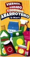 VIERNES; SÁBADO Y DOMINGO ABARROTERO S MART