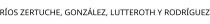 RÍOS ZERTUCHE; GONZÁLEZ; LUTTEROTH Y RODRÍGUEZ