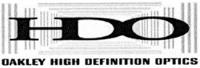 HDO OAKLEY HIGH DEFINITION OPTICS
