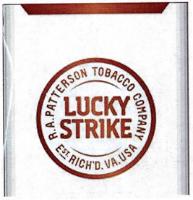 LUCKY STRIKE R.A. PATTERSON TOBACCO COMPANY EST. RICHD. VA. USA