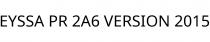 EYSSA PR 2A6 VERSION 2015