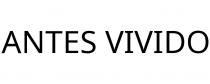 ANTES VIVIDO