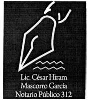 LIC. CESAR HIRAM MASCORRO GARCIA