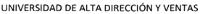 UNIVERSIDAD DE ALTA DIRECCION Y VENTAS