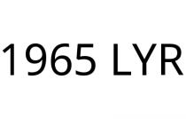 1965 LYR