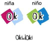 NIÑA NIÑO OK OK OKIDOKI