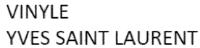 VINYLE YVES SAINT LAURENT
