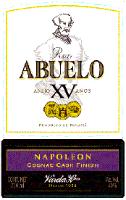 RON ABUELO AÑEJO XV AÑOS NAPOLEON COGNAC CASK FINISH VARELA HNOS. DESDE 1908