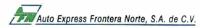 AFN AUTO EXPRESS FRONTERA NORTE; S.A. DE C.V.