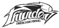 THUNDERS LINGERIE BIKINI FOOTBALL
