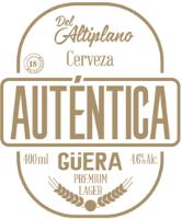 DEL ALTIPLANO CERVEZA AUTENTICA GÜERA