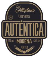 DEL ALTIPLANO CERVEZA AUTENTICA MORENA