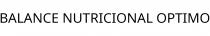 BALANCE NUTRICIONAL OPTIMO