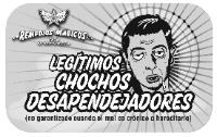 LEGÍTIMOS CHOCHOS REMEDIOS MÁGICOS BOTICA DE IDEAS Y REGALOS