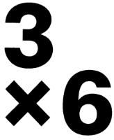 3X6