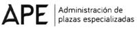 APE ADMINISTRACION DE PLAZAS ESPECIALIZADAS