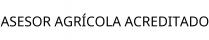 ASESOR AGRÍCOLA ACREDITADO