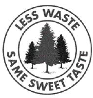LESS WASTE SAME SWEET TASTE