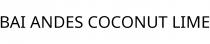 BAI ANDES COCONUT LIME