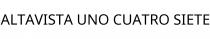 ALTAVISTA UNO CUATRO SIETE