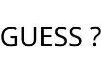 GUESS ?