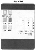 PALVEG OX/PCC NIT S.G. GLUT PH CRE C 1 2 C 1 2 C 1 2 3 1 AMP 1 BZO 1MAMP 2 OPI 2 BAR 2 COC 3 THC
