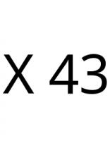 X 43
