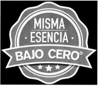 MISMA ESENCIA BAJO CERO
