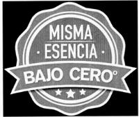 MISMA ESENCIA BAJO CERO