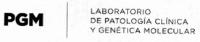 PGM LABORATORIO DE PATOLOGÍA CLÍNICA Y GENÉTICA MOLECULAR