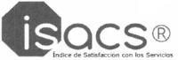 ÍNDICE DE SATISFACCIÓN CON LOS SERVICIOS ISACS