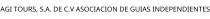 AGI TOURS; S.A. DE C.V ASOCIACION DE GUIAS INDEPENDIENTES