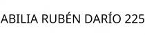 ABILIA RUBÉN DARÍO 225