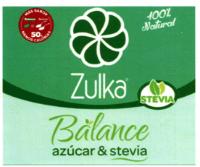 ZULKA BALANCE AZUCAR & STEVIA