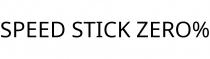 SPEED STICK ZERO%